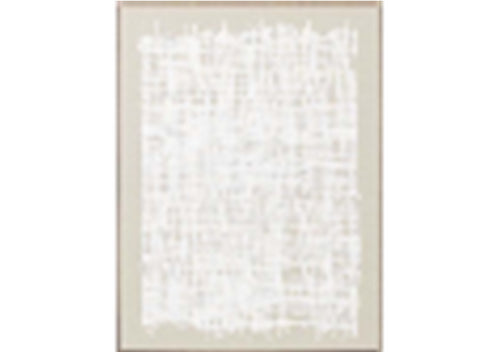 Haze, Painting, Framed poster, Poster, H120xW90xD3,8cm, White/White Washed